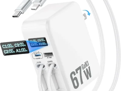 Jasput 67W 4-in-1 GaN Wall Charger Only $20.xx at Amazon