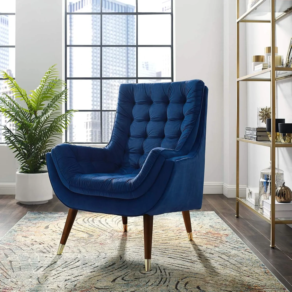 Modway Velvet Lounge Chair Deal: Free Shipping at Amazon