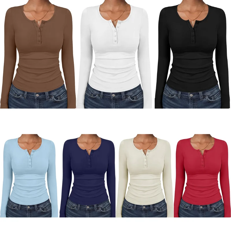 ANRABESS Women’s Long Sleeve Henley Shirt Deal: Save $11.xx at Amazon
