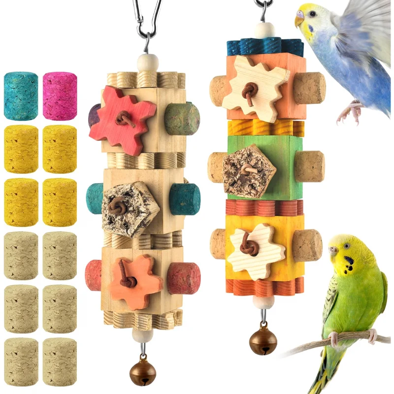 DBNESS 2 PCS Bird Chew Toys Deal: Save 50% at Amazon