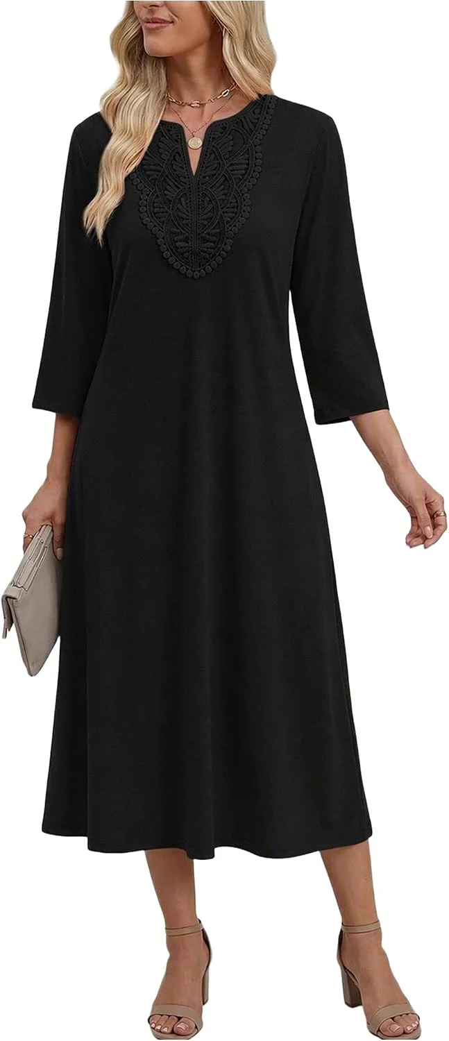ZEAGOO Women’s Midi Dress Only $10.xx (Reg. $37) at Amazon
