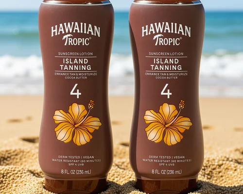 Hawaiian Tropic Island Tanning Lotion 2-Pack Deal: Save 62%