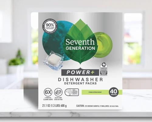 40-Count Seventh Generation Dishwasher Tabs $7.xx Shipped