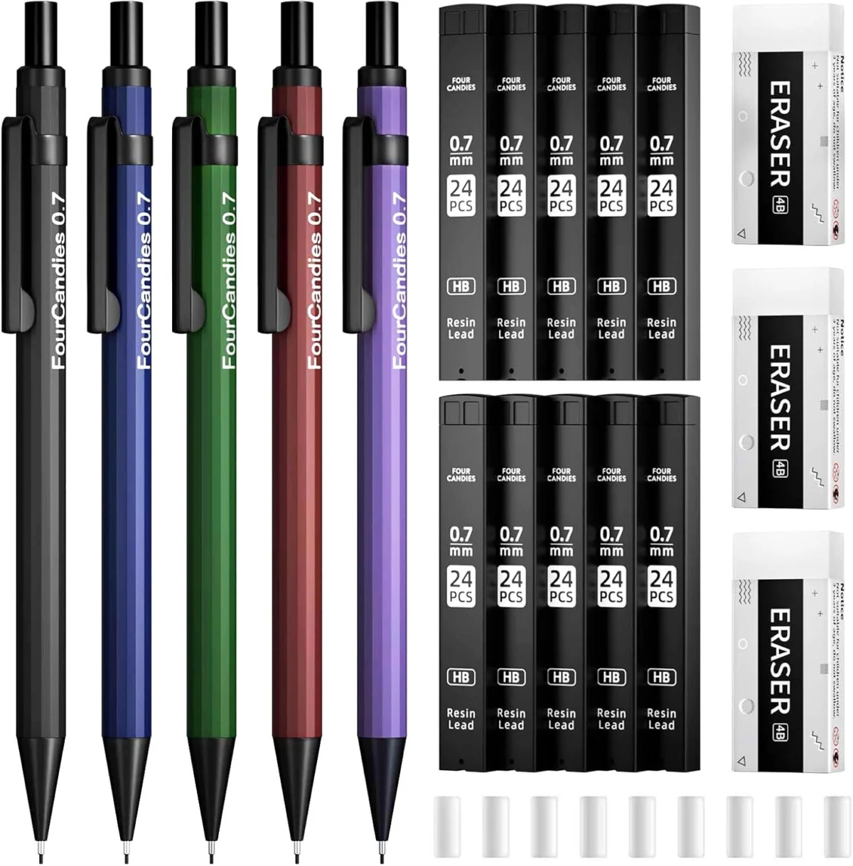 19-Pc Four Candies Mechanical Pencils Only $6.xx at Amazon