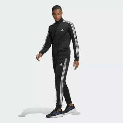 Adidas Men’s Essentials 3-Stripes Track Suit Only $28 with Free