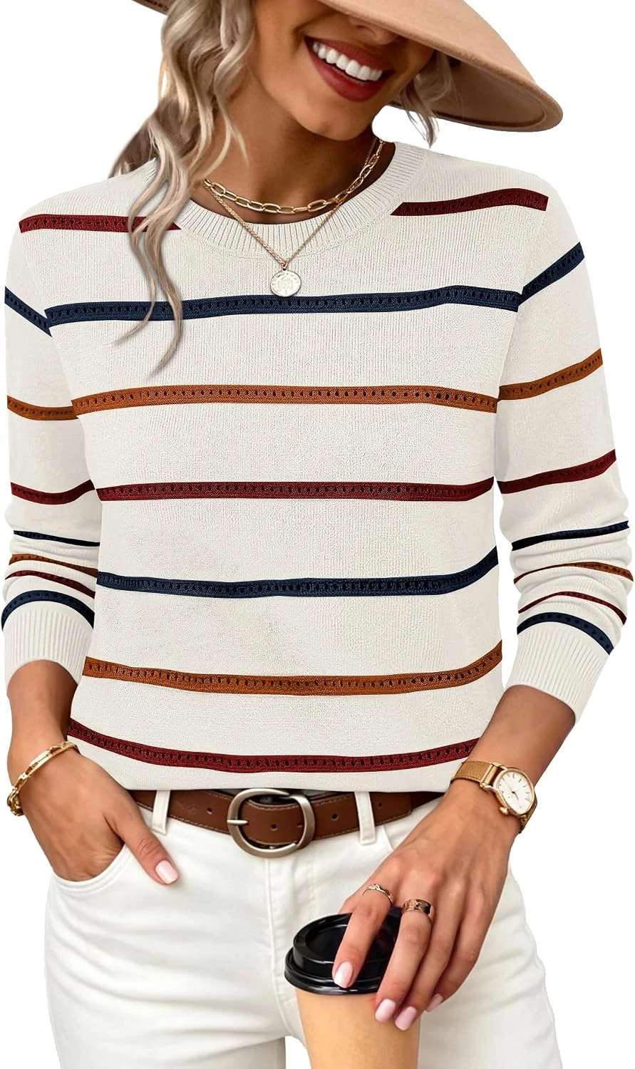 Hollow Out Knit Sweaters Only $13.xx (Reg. $36) at Amazon