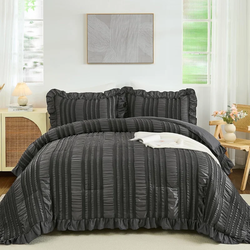 WONGS BEDDING King Size Comforter Deal: Save 61% at Amazon