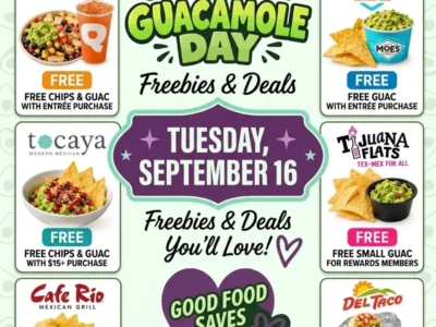 National Guacamole Day September 16: QDOBA, Moe’s & More