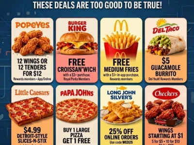 Wednesday Food Deals September 16: Free Fries, Pizza & More