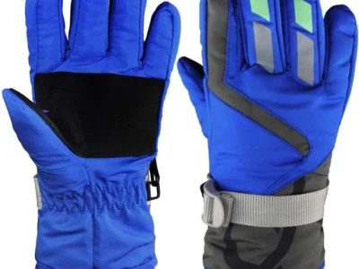 YR.Lover Children Ski Gloves Winter Warm Outdoor Riding Thickening Gloves(2-4Y)