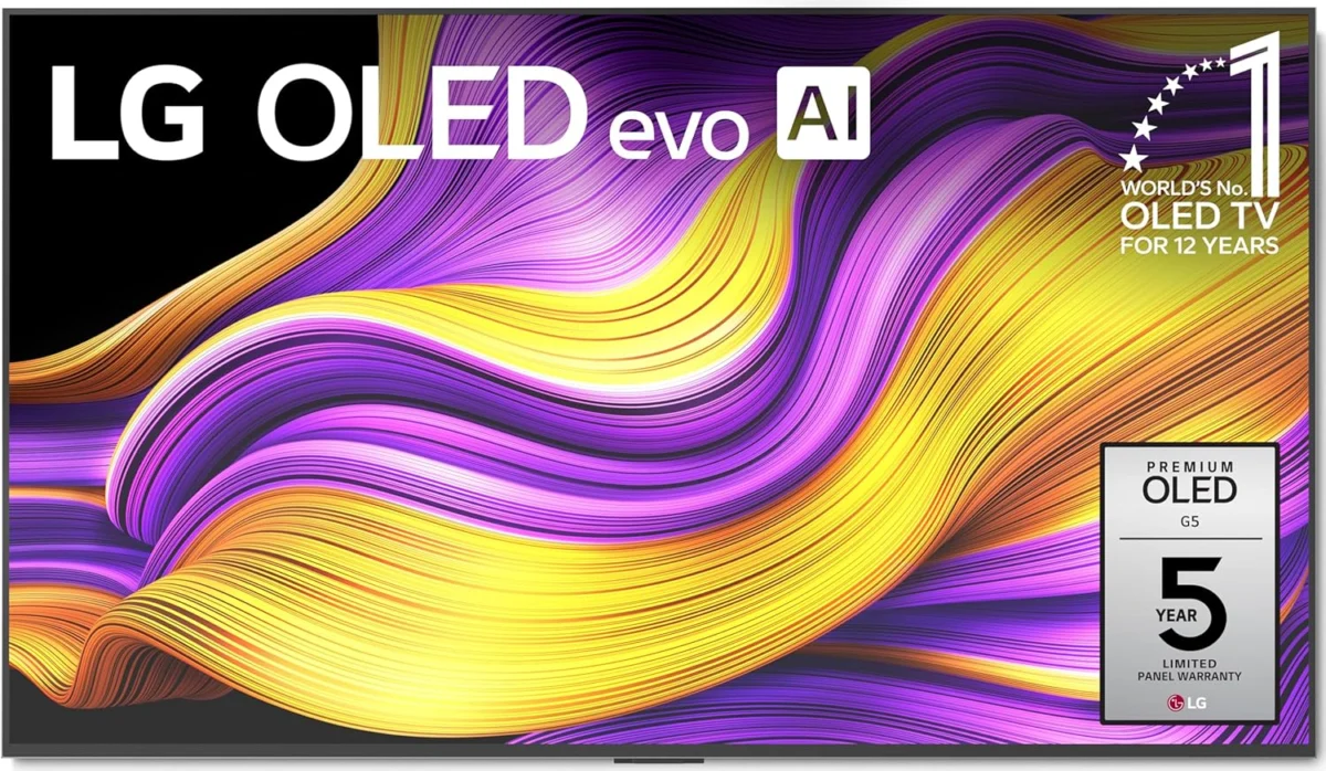55″ LG G5 OLED evo AI 4K Smart TV Only $999.xx (Reg. $1,589) at Amazon