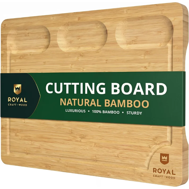 Royal Craft Wood Bamboo Cutting Board: Save $6.xx at Amazon