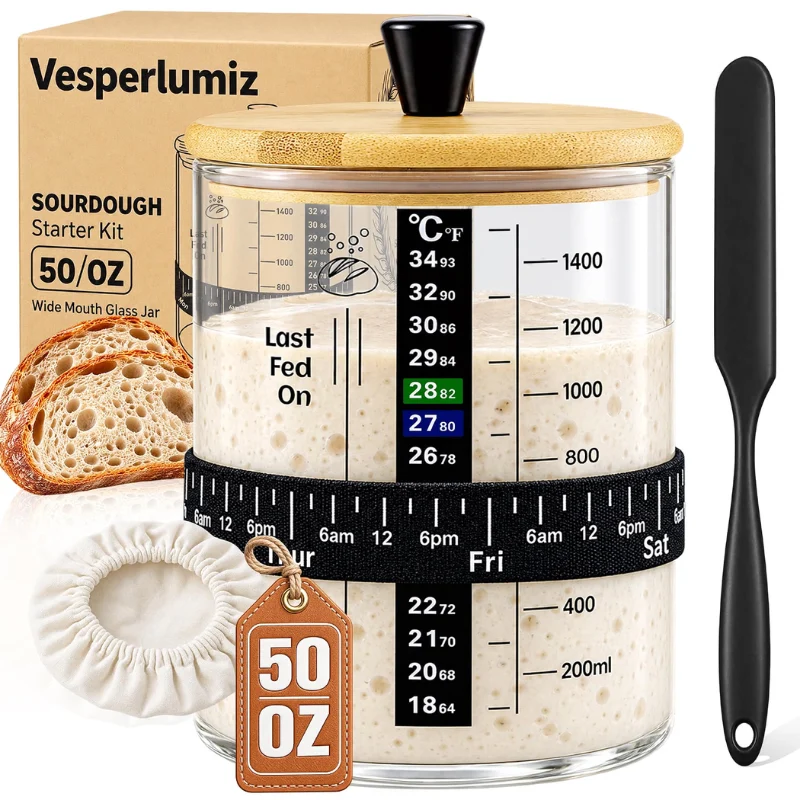 Sourdough Starter Jar Kit Deal: Save 50% at Amazon