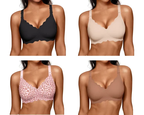 Women Jelly Wireless Pushup Convertible Bras Deal: Save 68%