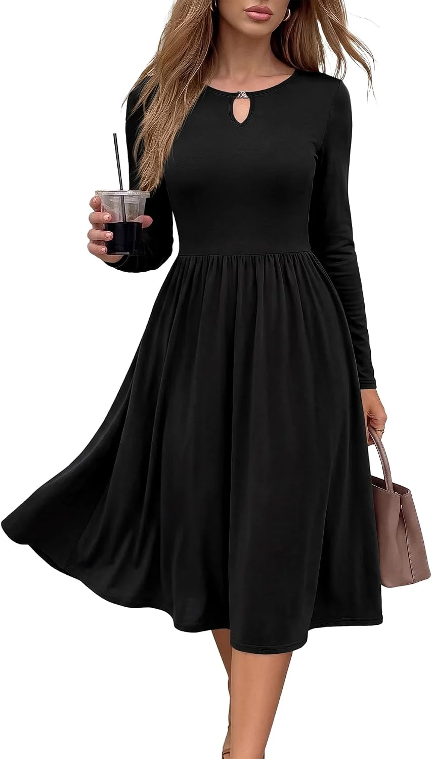 Kirundo Long Sleeve Midi Dress Only $24.xx (Reg. $40) at Amazon