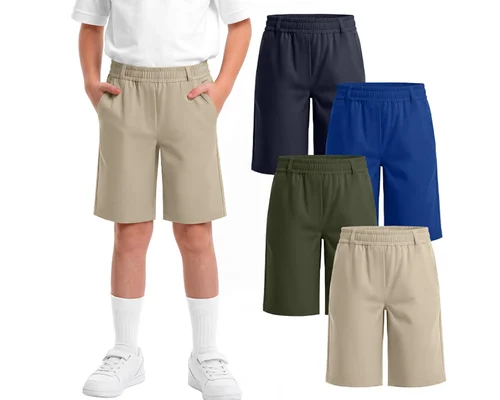 4 Pcs Boys Uniform Shorts Just $11.xx (Reg $30)