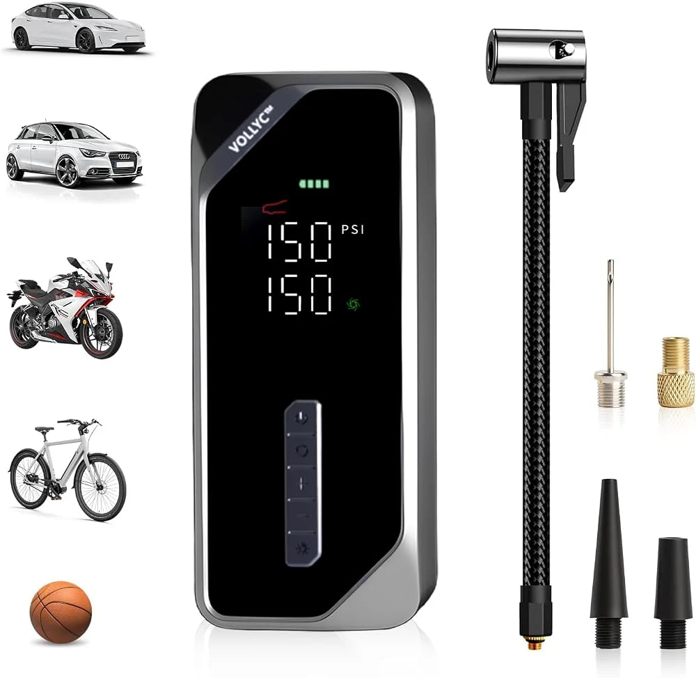 VOLLYC Car Tire Inflator Only $25.xx (Reg. $40) at Amazon