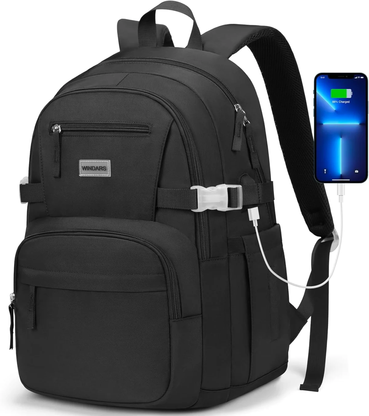 Laptop Backpack with USB Charging Port Only $14.xx (Reg. $41)