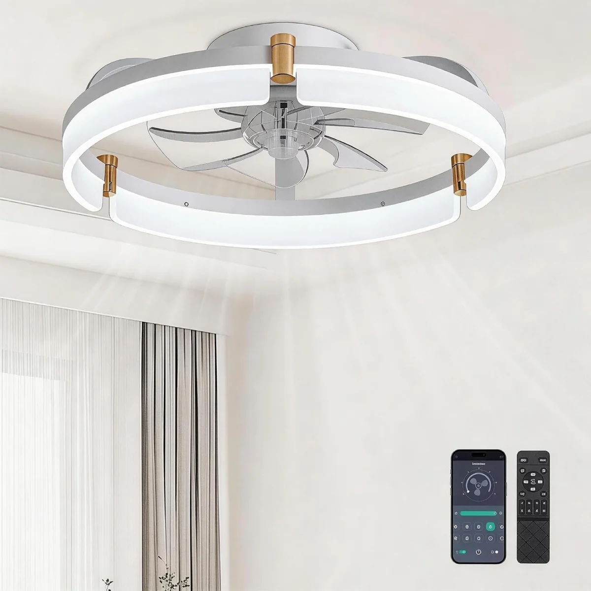 20 Flush Mount Ceiling Fan Only $39.xx (Reg. $50) at Amazon