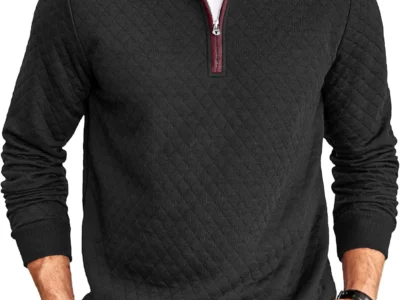 COOFANDY Men’s Quilted Quarter Zip Pullover Only $13.xx at Amazon