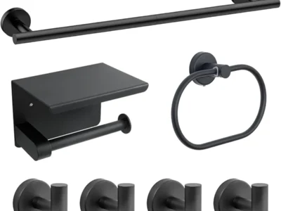 7-Piece Depecal Bathroom Hardware Set Only $20.xx at Amazon