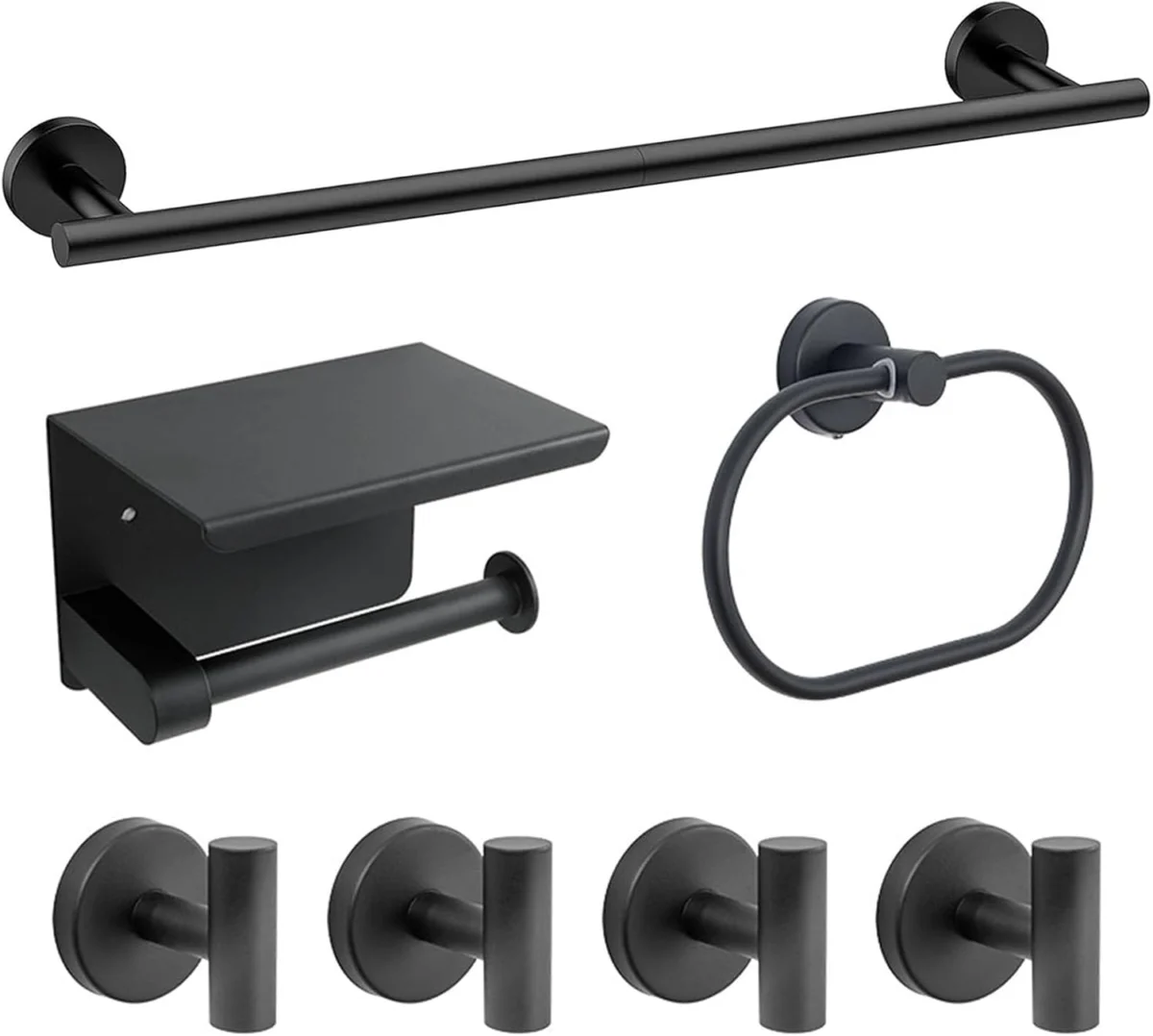 7-Piece Depecal Bathroom Hardware Set Only $20.xx at Amazon