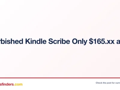 Refurbished Kindle Scribe Only $165.xx at Woot