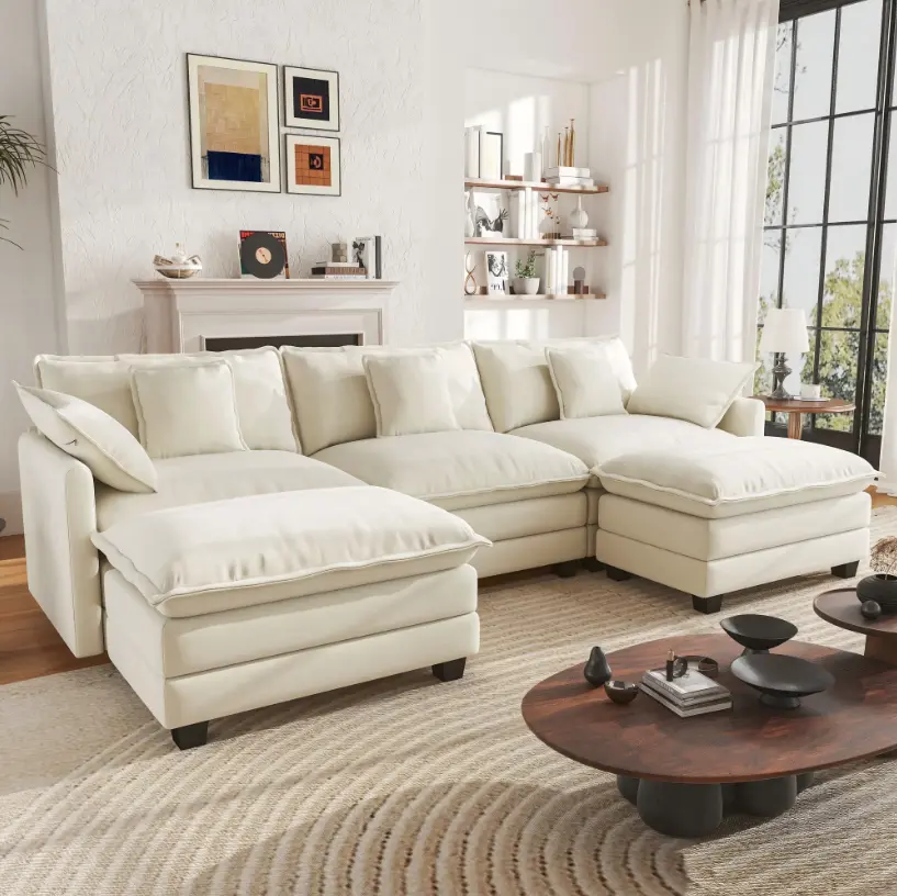 BedLuxury Modular Sectional Sofa Deal: Save $330 at Walmart