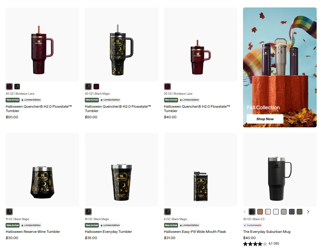 Halloween Collection Deal at Stanley