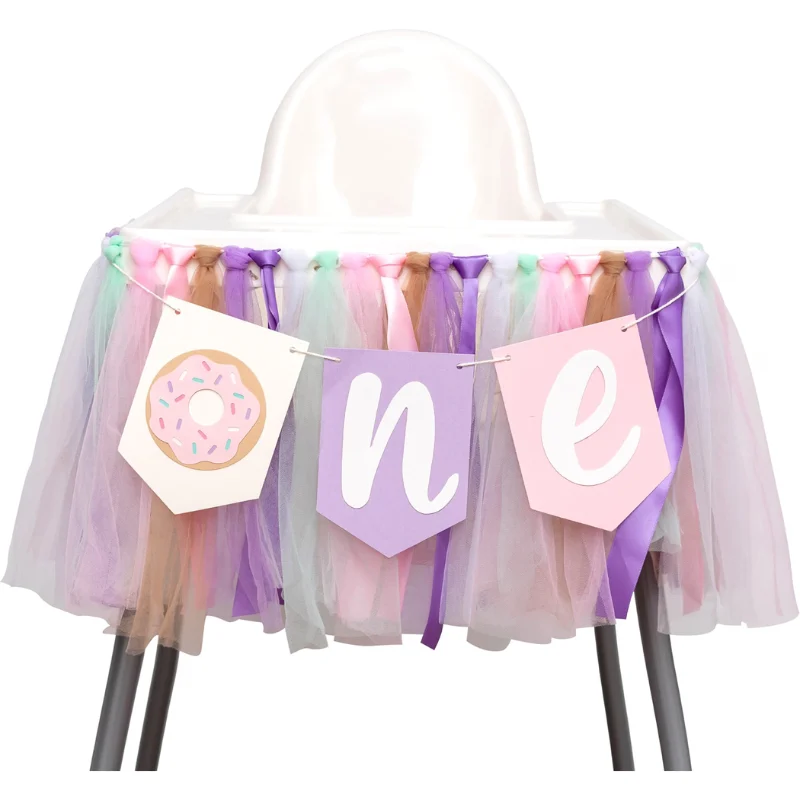 Donut Highchair Banner 1st Birthday Deal: Save $6.xx at Amazon