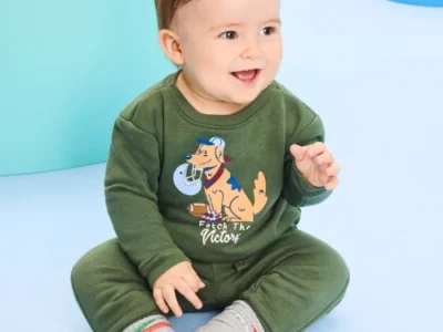 ONLY $7.79 Garanimals Baby & Toddler Boys Fleece Outfit Set at Walmart
