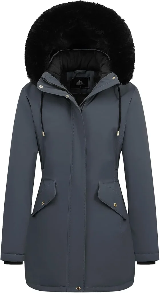 MOERDENG Women's Long Winter Down Coat Available at Amazon