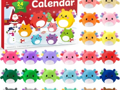 Zesua 24 Days of Surprises Advent Calendar w/ Mini Axolotl Plush Toys $12.xx at Amazon