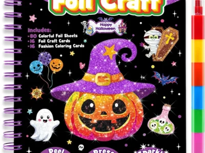 Kids Halloween Foil Art Craft Kit Just $9.xx on Amazon