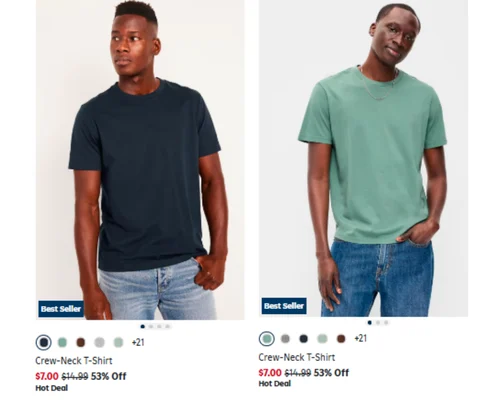 Old Navy Tees for $4 & $7 for the Whole Family