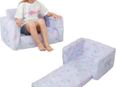 $19.xx Reg. $38 Viviland Toddler Chair 2-in-1 Kids Couch Bed at Amazon
