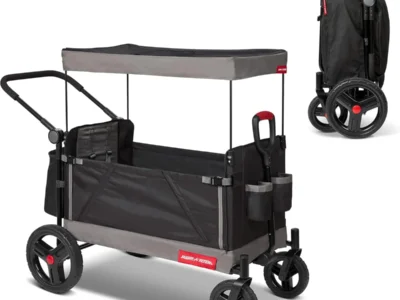 Radio Flyer Trav’ler Stroller Foldable Wagon w/ Protective Cover (Black) $155.xx + Free S&H