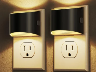 2-Pack DORESshop 3000K Plug into Wall LED Night Light $5.xx at Amazon