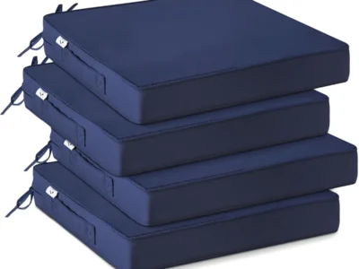 4-Piece IPYNBAP Outdoor Chair Waterproof Cushion Set $23 at Amazon