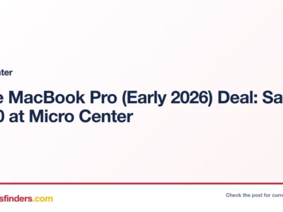 Micro Center deal card