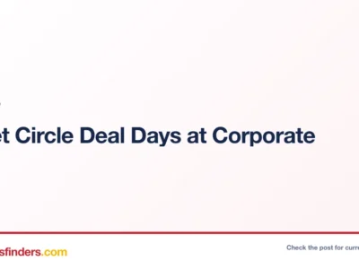 Corporate deal card