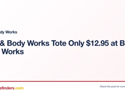 Bath & Body Works deal card