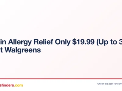 Walgreens deal card