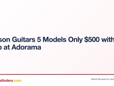 Adorama deal card