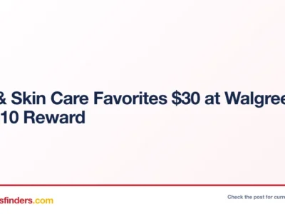 Walgreens deal card