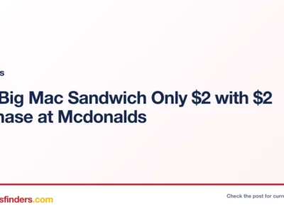 Mcdonalds deal card