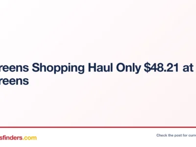 Walgreens deal card