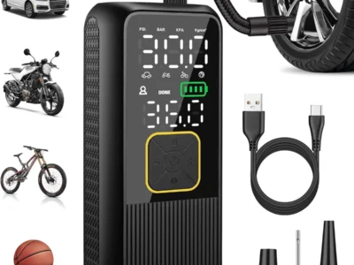 Pwperry Tire Inflator Portable Air Compressor $20.xx at Amazon