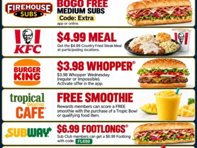 7 Wednesday Food Deals to Check on September 23