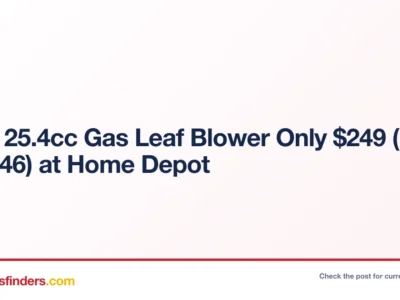 Home Depot deal card